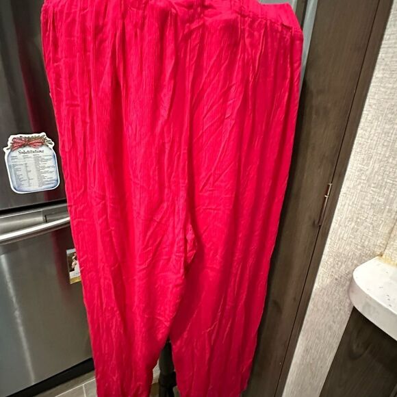 NWT Catherine's  Vibrant Pink Pleated Dress - Picture 4 of 4